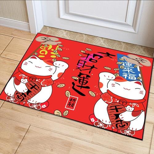 进门地垫用招财猫好吗 进门地垫用招财猫好吗