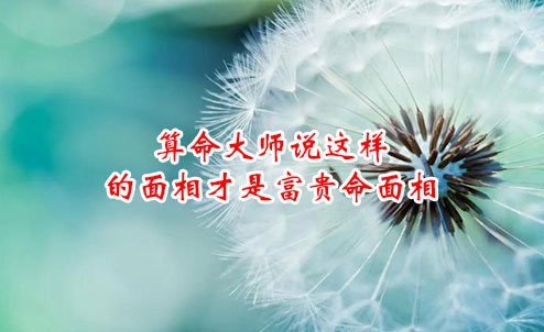 算命大师说这样的面相才是富贵命面相 算命大师说这样的面相才是富贵命面相