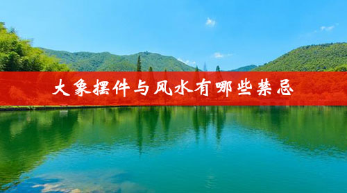 大象摆件与风水有哪些禁忌