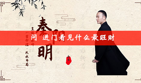 问 进门看见什么最旺财