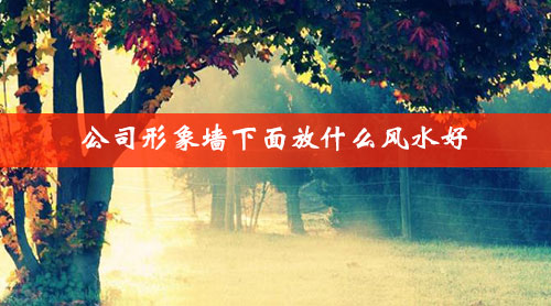 公司形象墙下面放什么风水好
