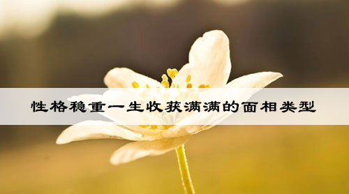 性格稳重一生收获满满的面相类型 性格稳重一生收获满满的面相类型