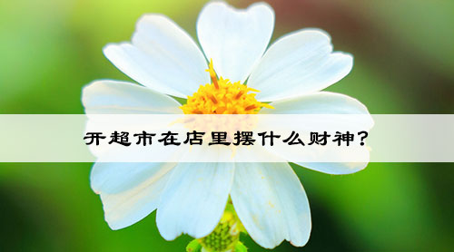 开超市在店里摆什么财神?