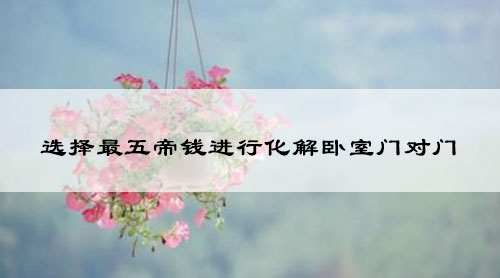 选择最五帝钱进行化解卧室门对门