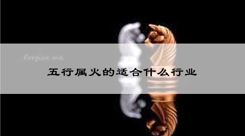 五行属火的适合什么行业