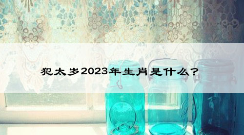 犯太岁2023年生肖是什么？