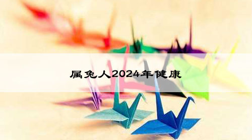 属兔人2024年健康