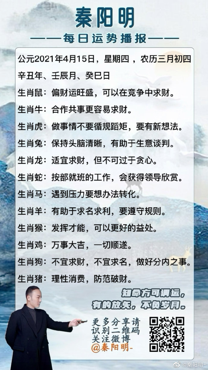 天津周易大师秦阳明讲解十二生肖运势