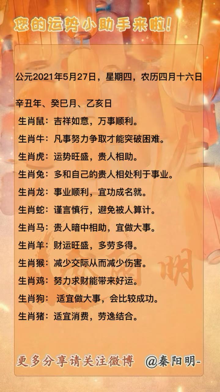 中国风水大师秦阳明讲解生肖每日运势