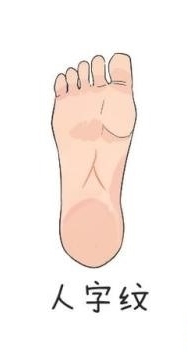 彰显富贵的几种脚纹