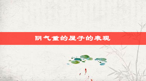 阴气重的屋子的表现