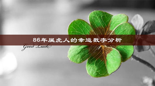 86年属虎最佳婚配生肖马 86年属虎最佳婚配生肖马