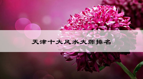 天津十大风水大师排名