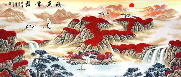 家居字画风水与八字五行的关系:五行缺火