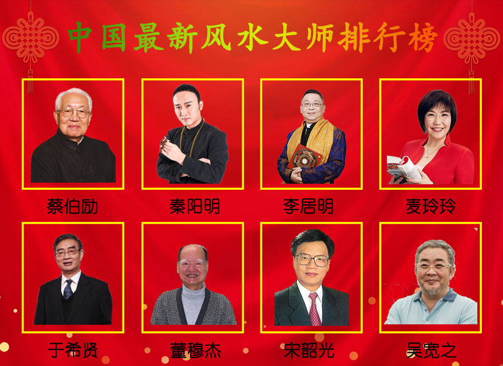 中国当代最有成就的风水大师排名详情